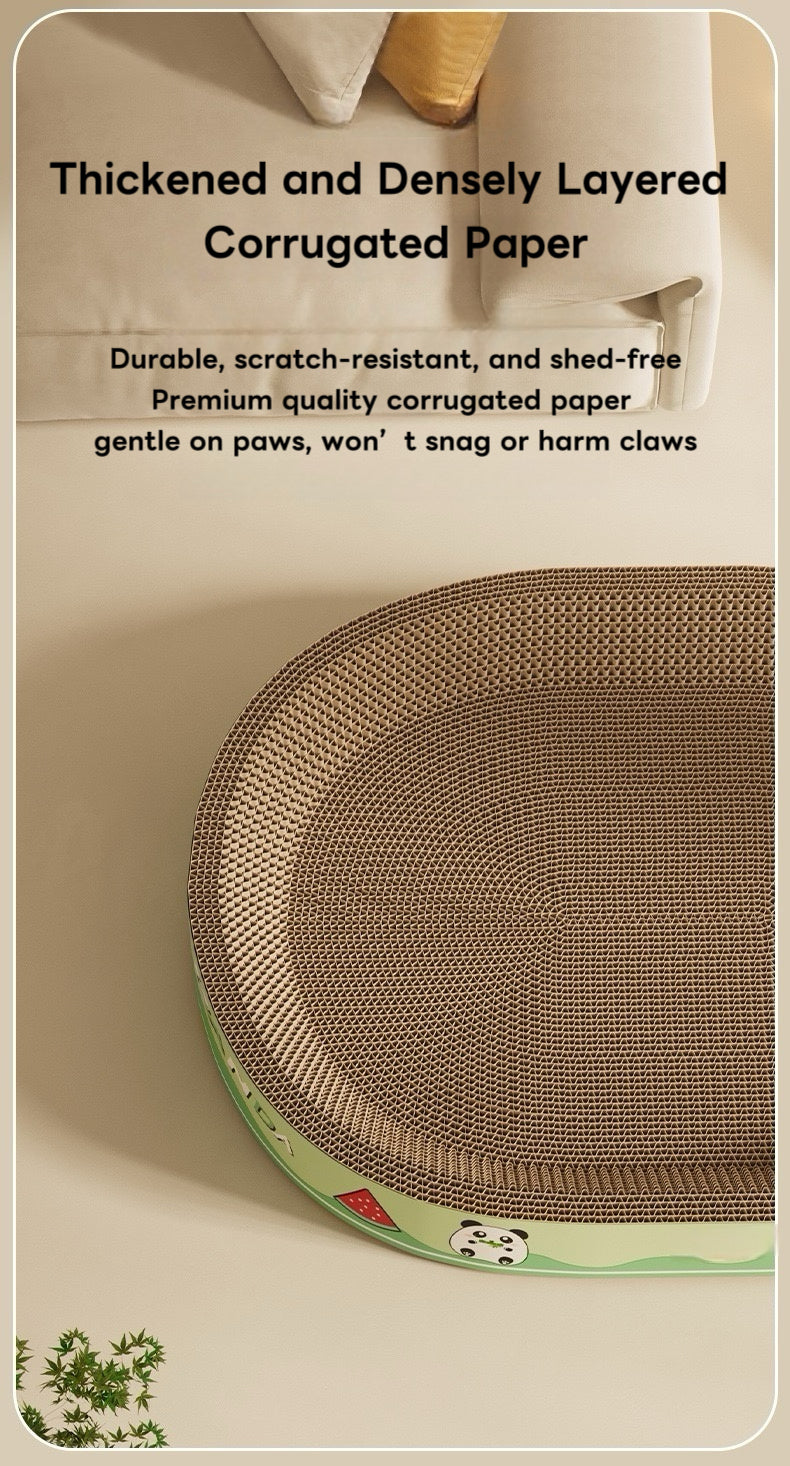 Oval Shape Cat Scratching Cardboard - Cat Scratch Pad Corrugated Lounge | Cardboard Bowl Nest Cat Scratcher | Cat Pad Board Scratcher | Cat Scratcher