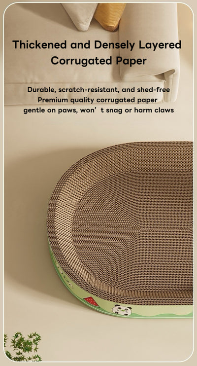 Oval Shape Cat Scratching Cardboard - Cat Scratch Pad Corrugated Lounge | Cardboard Bowl Nest Cat Scratcher | Cat Pad Board Scratcher | Cat Scratcher