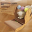 Boat Shaped Cat Scratcher, Multifunctional Rest Scratch Board for Cats and Dogs, Sisal Furniture Protector with Ball Toy, Indoor Pets Lounge Pad