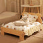 Customized Wooden Pet Bed Personalized Sleeping Habitat for Cat Dog or Rabbit