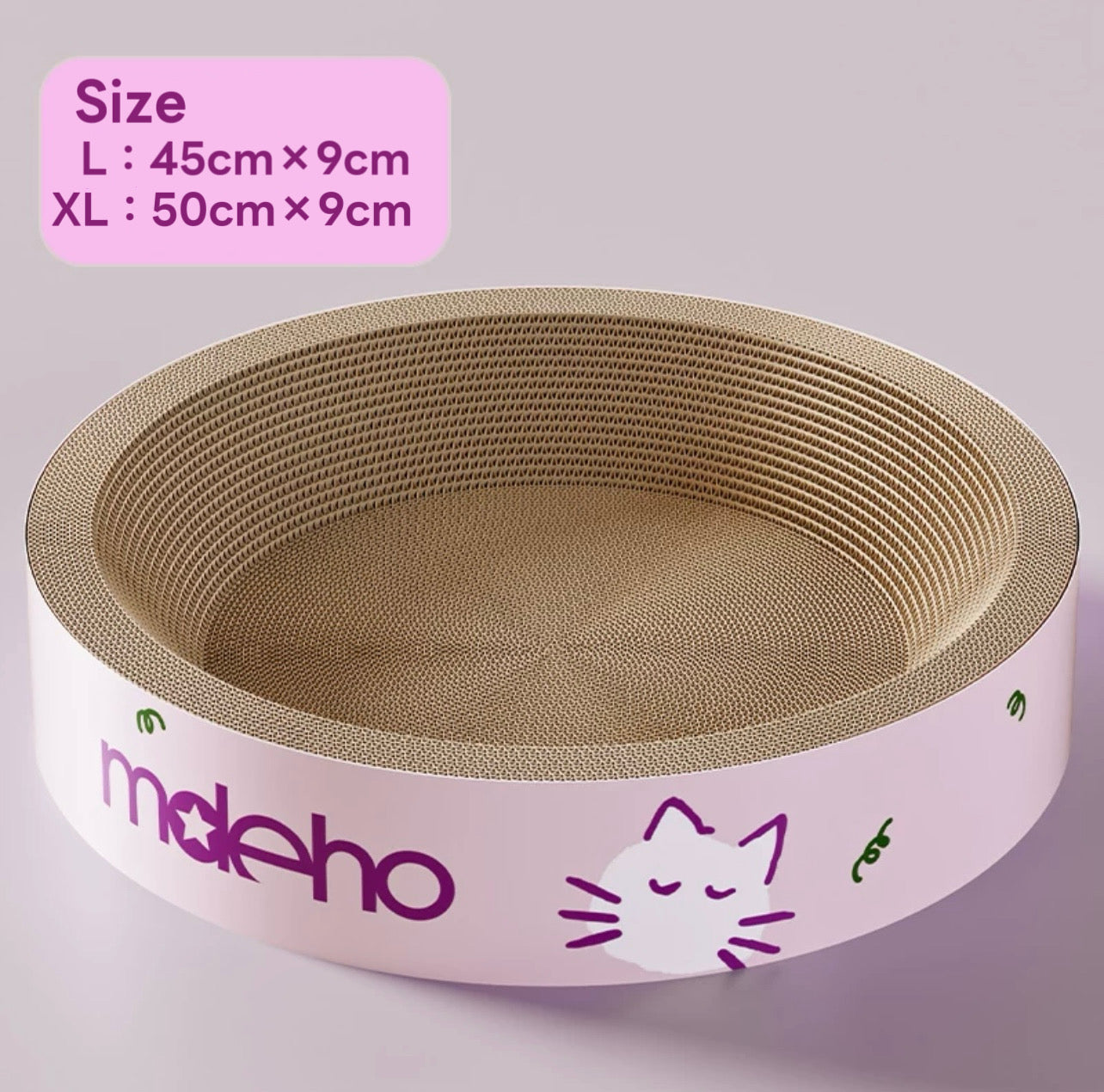 Roundl Shape Cat Scratching Cardboard - Cat Scratch Pad Corrugated Lounge | Cardboard Bowl Nest Cat Scratcher | Cat Pad Board Scratcher | Cat Scratcher