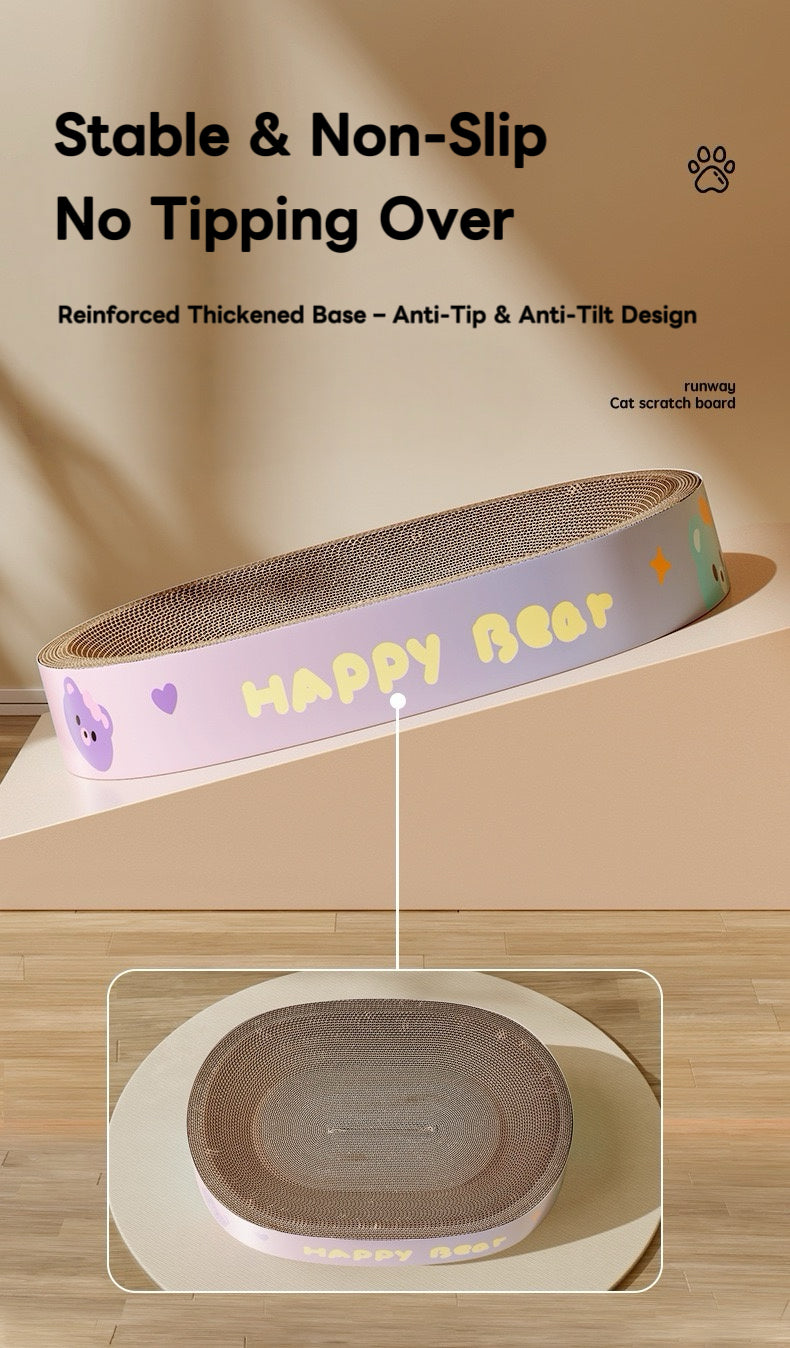 Gradient Color Oval Shape Cat Scratching Cardboard - Cat Scratch Pad Corrugated Lounge | Cardboard Bowl Nest Cat Scratcher | Cat Pad Board Scratcher | Cat Scratcher