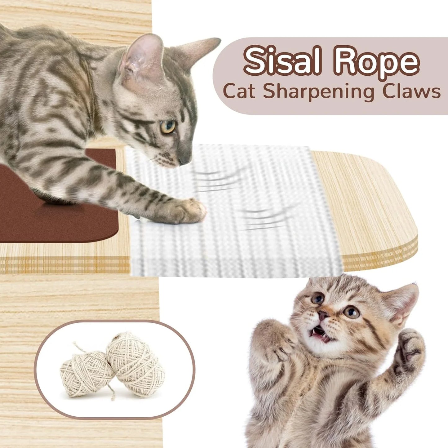 4-Levels Door Hanging Cat Climber Tree,Vertical Cat Tower for Door Mounted Cat Tree, Easily Hangs on Any Door for Endless Feline Fun (59" Hx14”W)