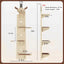4-Levels Door Hanging Cat Climber Tree,Vertical Cat Tower for Door Mounted Cat Tree, Easily Hangs on Any Door for Endless Feline Fun (59" Hx14”W)