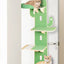 Cactus-Shaped Multi-Level Wooden Hanging Cat Tree