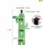 Cactus-Shaped Multi-Level Wooden Hanging Cat Tree