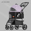 Four Seasons Cat Stroller Foldable Pet Travel Carrier