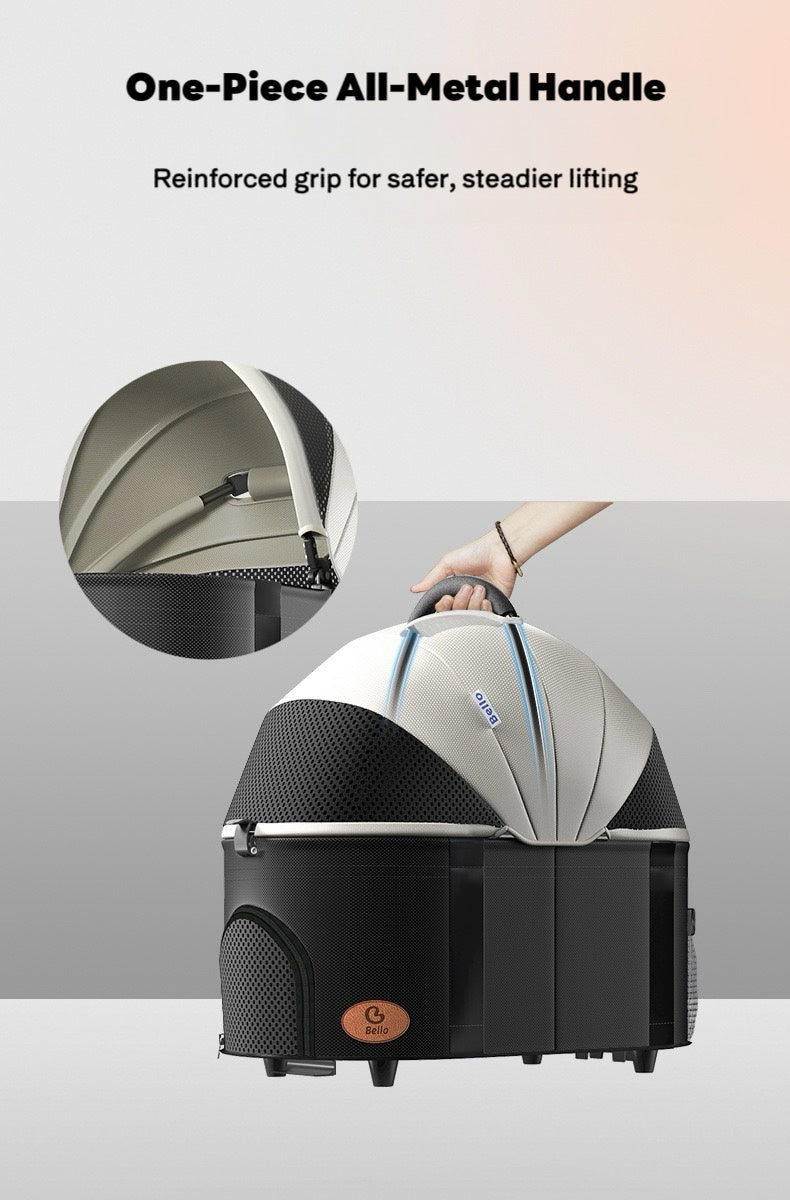 Four Seasons Cat Stroller Foldable Pet Travel Carrier