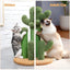 PAWZ Road Cat Scratching Post Cactus Cat Scratcher Featuring with 3 Scratching Posts and Dangling Ball