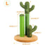 PAWZ Road Cat Scratching Post Cactus Cat Scratcher Featuring with 3 Scratching Posts and Dangling Ball