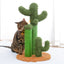 PAWZ Road Cat Scratching Post Cactus Cat Scratcher Featuring with 3 Scratching Posts and Dangling Ball