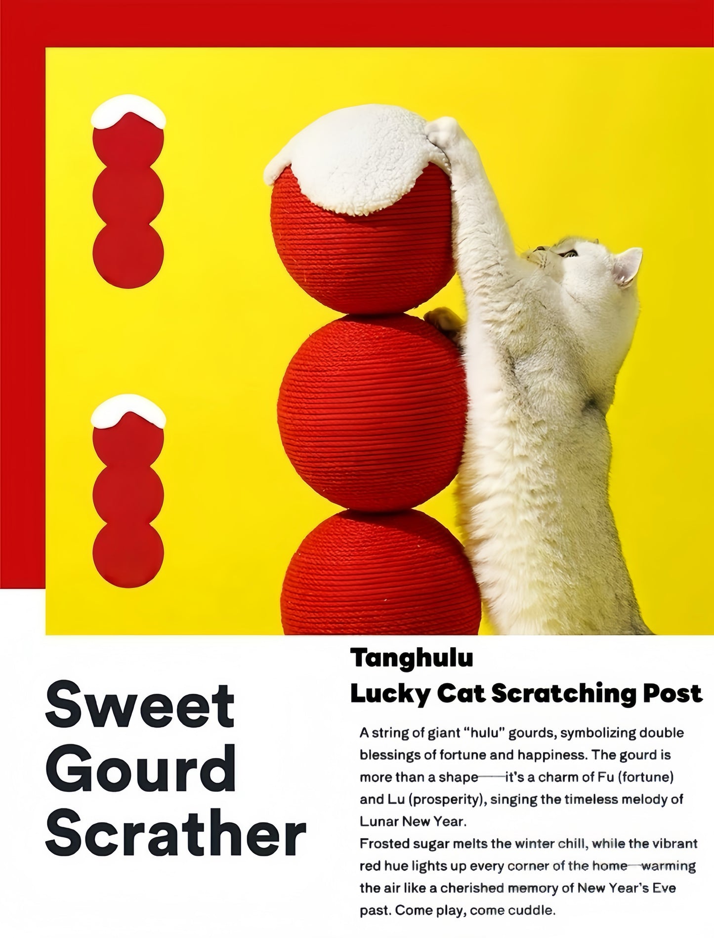 ZEZE Tanghulu skrapestolpe