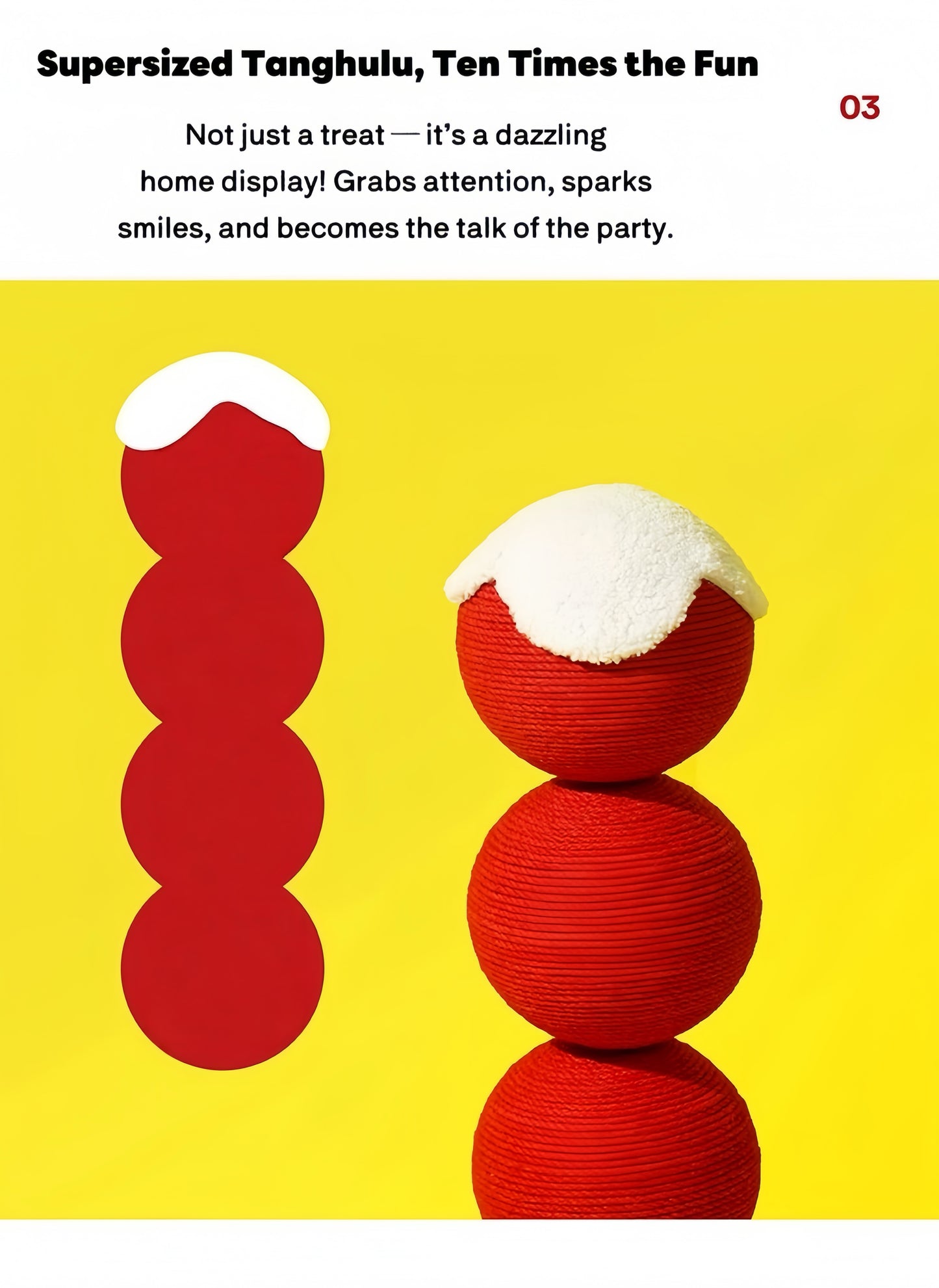 ZEZE Tanghulu skrapestolpe