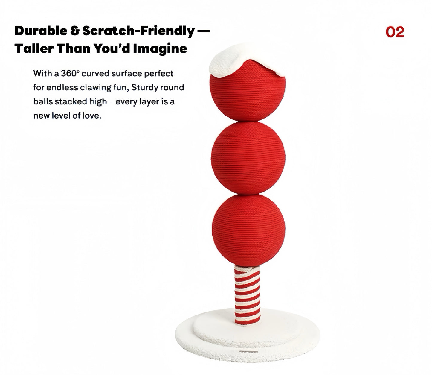 ZEZE Tanghulu skrapestolpe