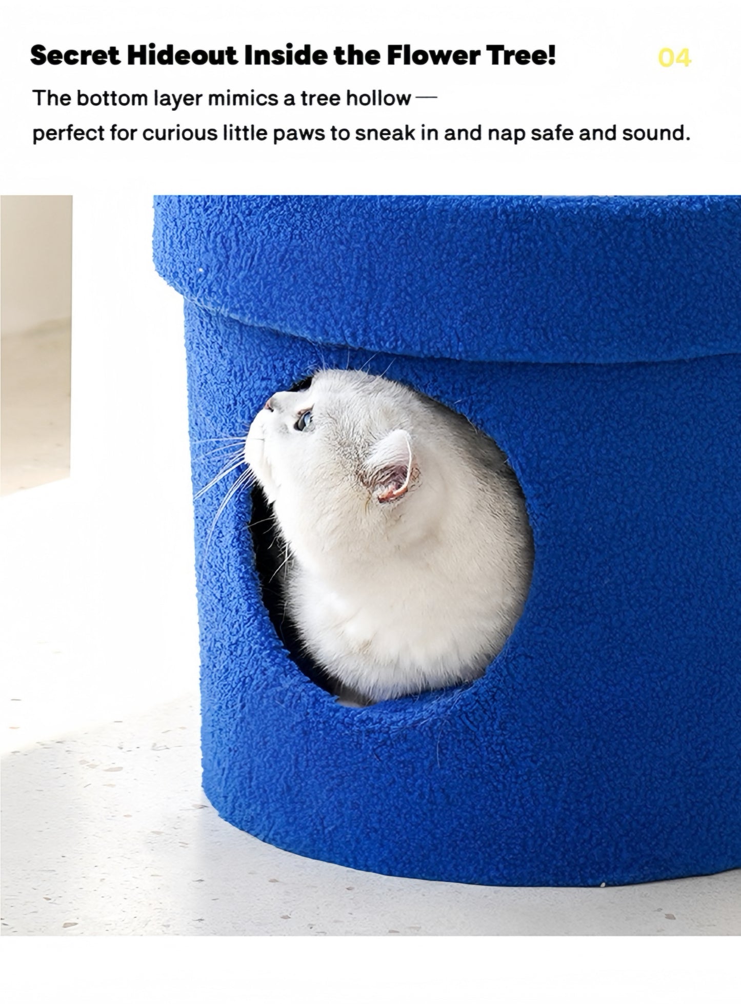 ZEZE Barbie Potted Flower Cat Condo