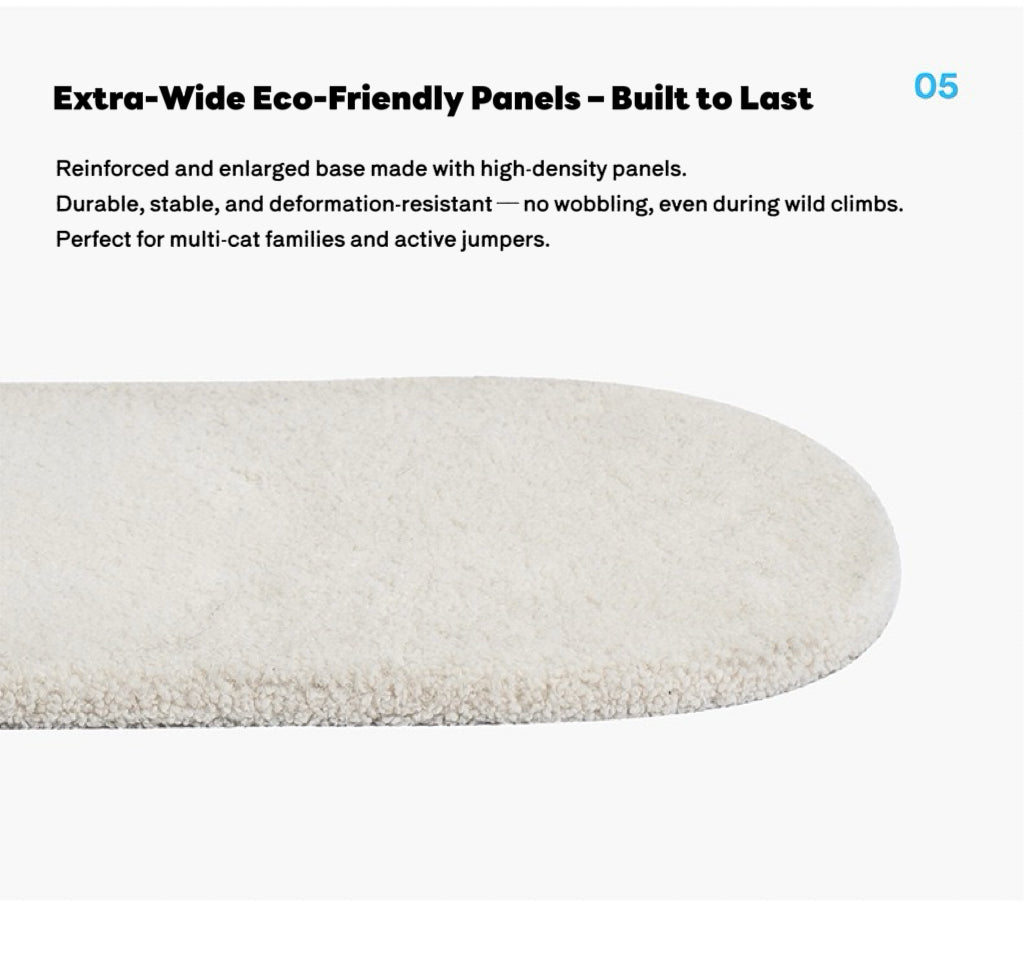 ZEZE White Cream Style Cat Tree