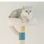 ZEZE White Cream Style Cat Tree Plus