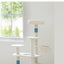 ZEZE White Cream Style Cat Tree Plus