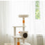 ZEZE White Cream Style Cat Tree Plus