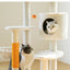 ZEZE White Cream Style Cat Tree Plus
