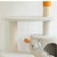 ZEZE White Cream Style Cat Tree Plus