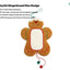 ZEZE Gingerbread Man Cat Scratching Mat