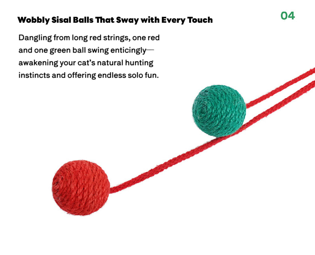 ZEZE Gingerbread Man Cat Scratching Mat