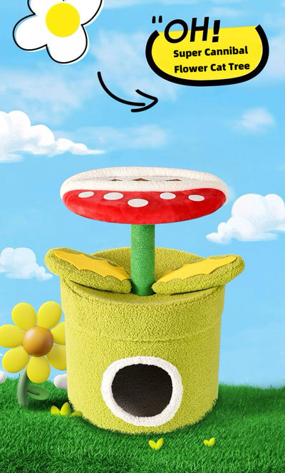 Super Cannibal Flower Cat Tree