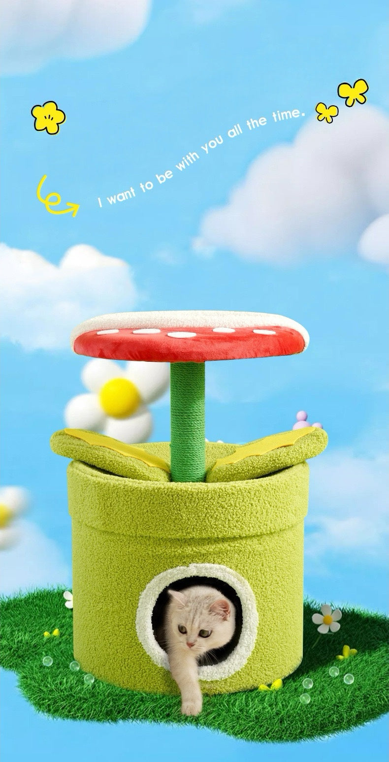 Super Cannibal Flower Cat Tree