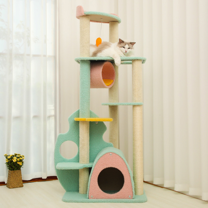 Pink Forest Cat Tree