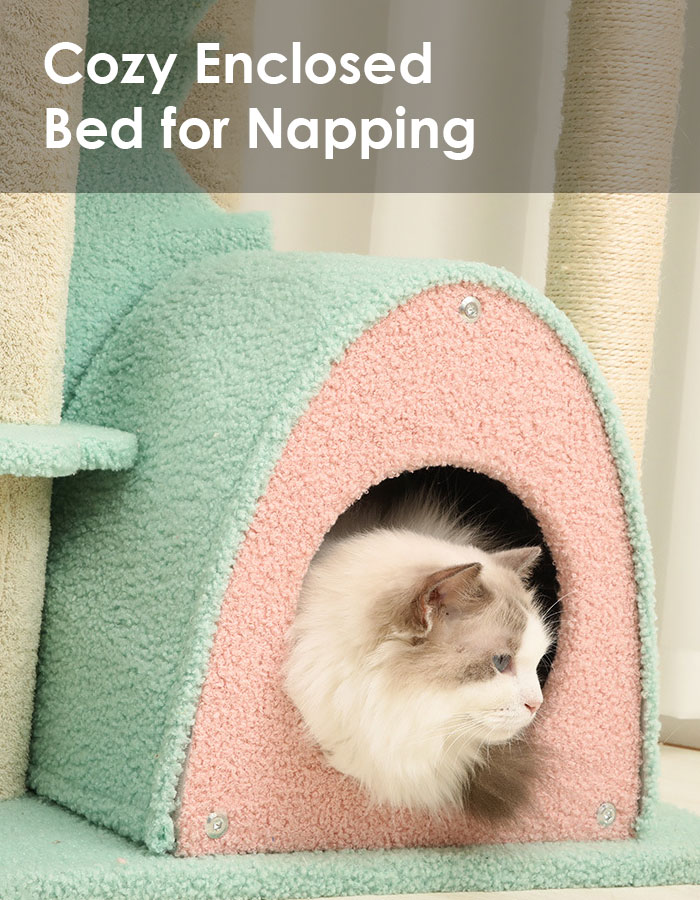 Pink Forest Cat Tree