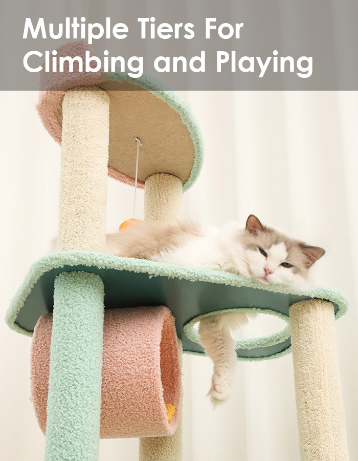 Pink Forest Cat Tree