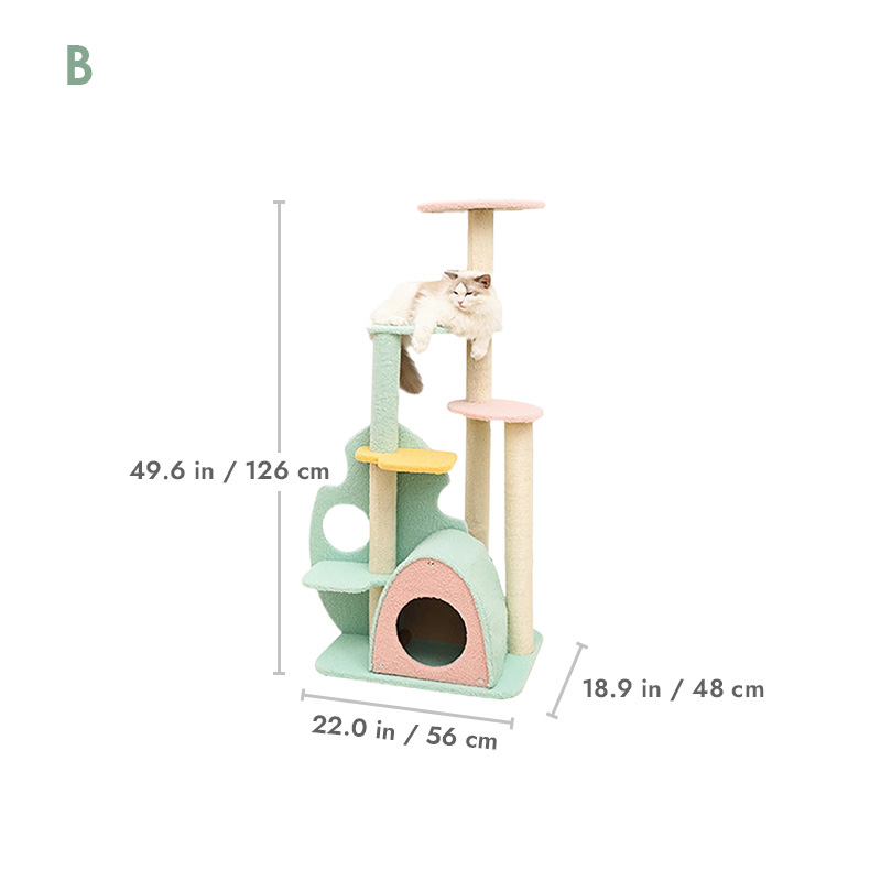 Pink Forest Cat Tree