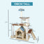 Windmill Wood Cat Condo House