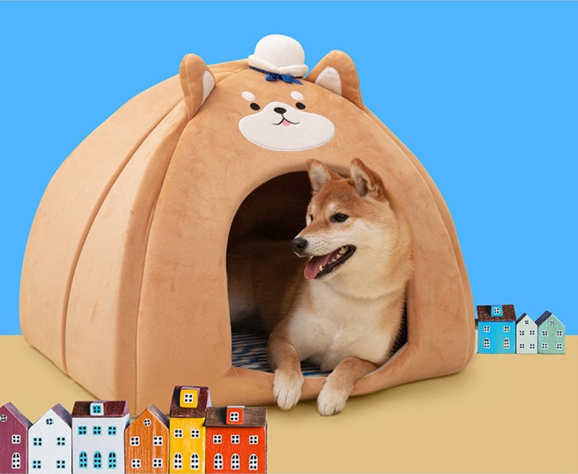 Navy Style Tent-Shaped Pet Bed