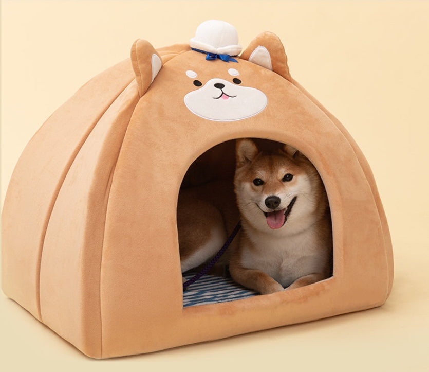 Navy Style Tent-Shaped Pet Bed