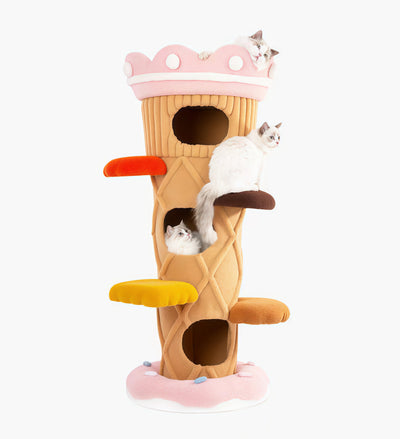 Ice Cream Cat Tree Tower