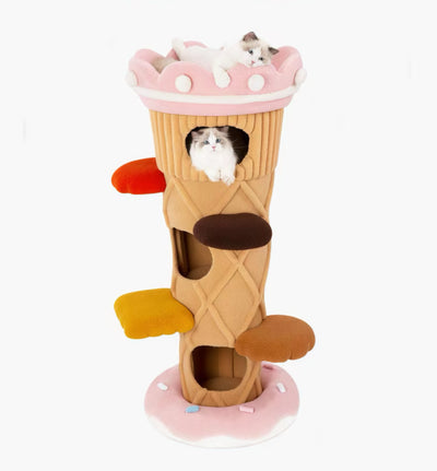 Ice Cream Cat Tree Tower