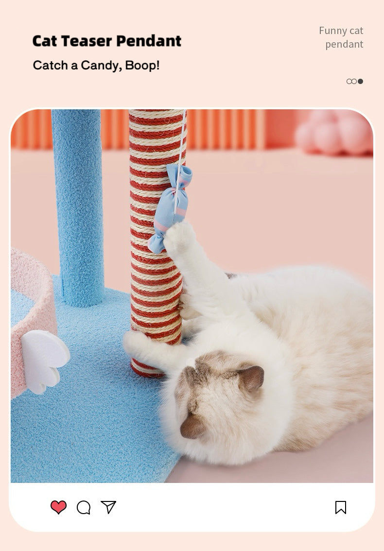 Pink Lollipop Cat Tree