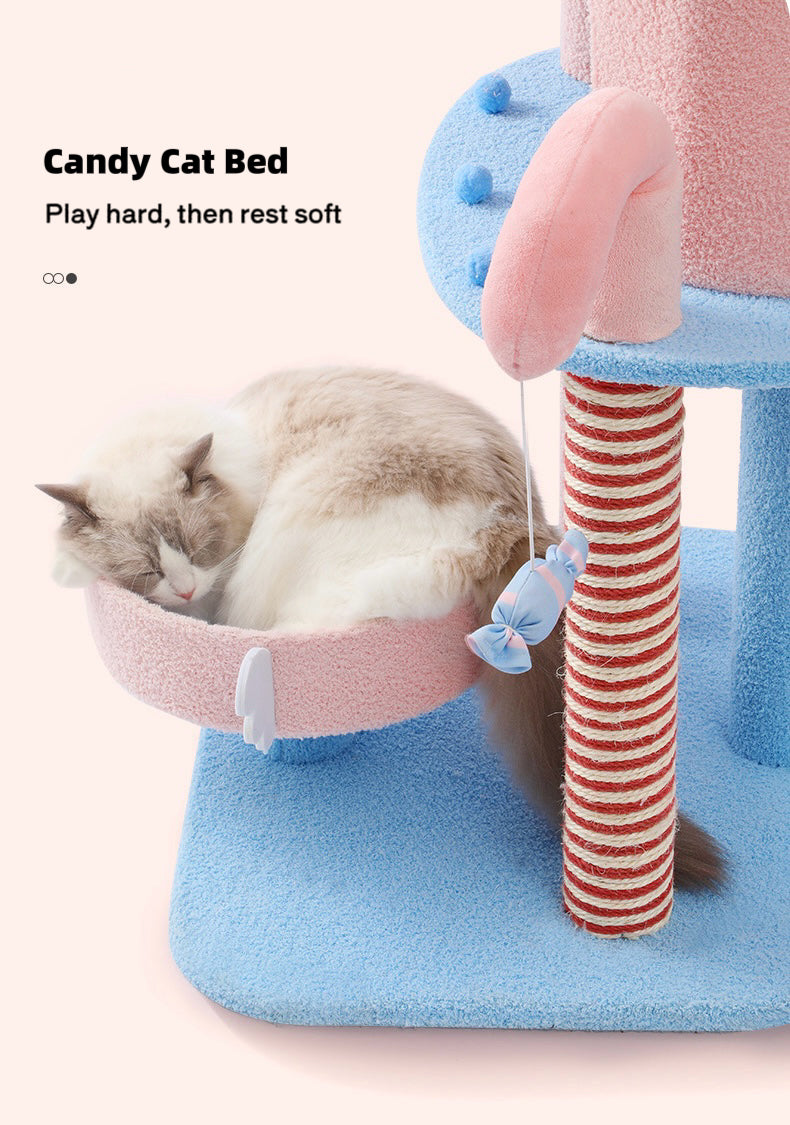 Pink Lollipop Cat Tree