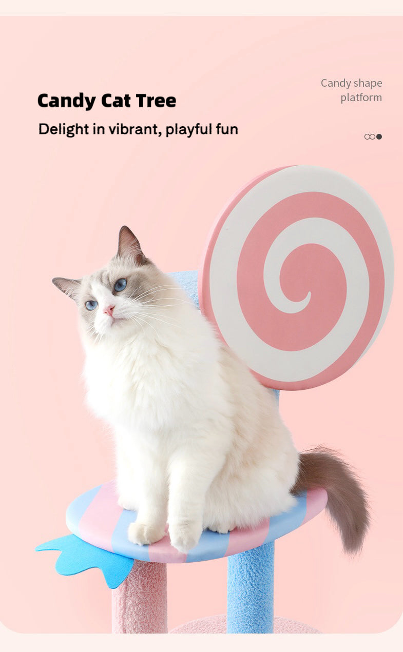 Pink Lollipop Cat Tree