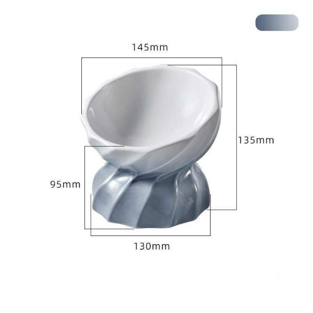 Macaron Gradient Ceramic Pet Bowl