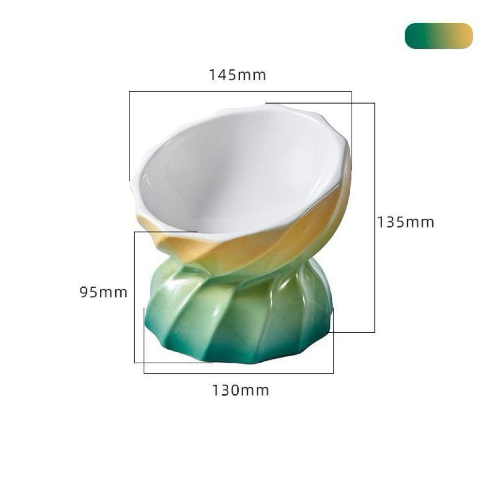 Macaron Gradient Ceramic Pet Bowl