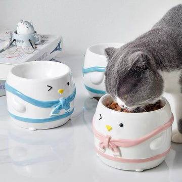 Penguin Cape Ceramic Pet Bowl product image 1