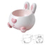 Curvy Bunny Butt Ceramic Pet Bowl with Long Ears