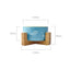 Color-Glazed Ceramic Bowl with Bamboo Stand product image 6