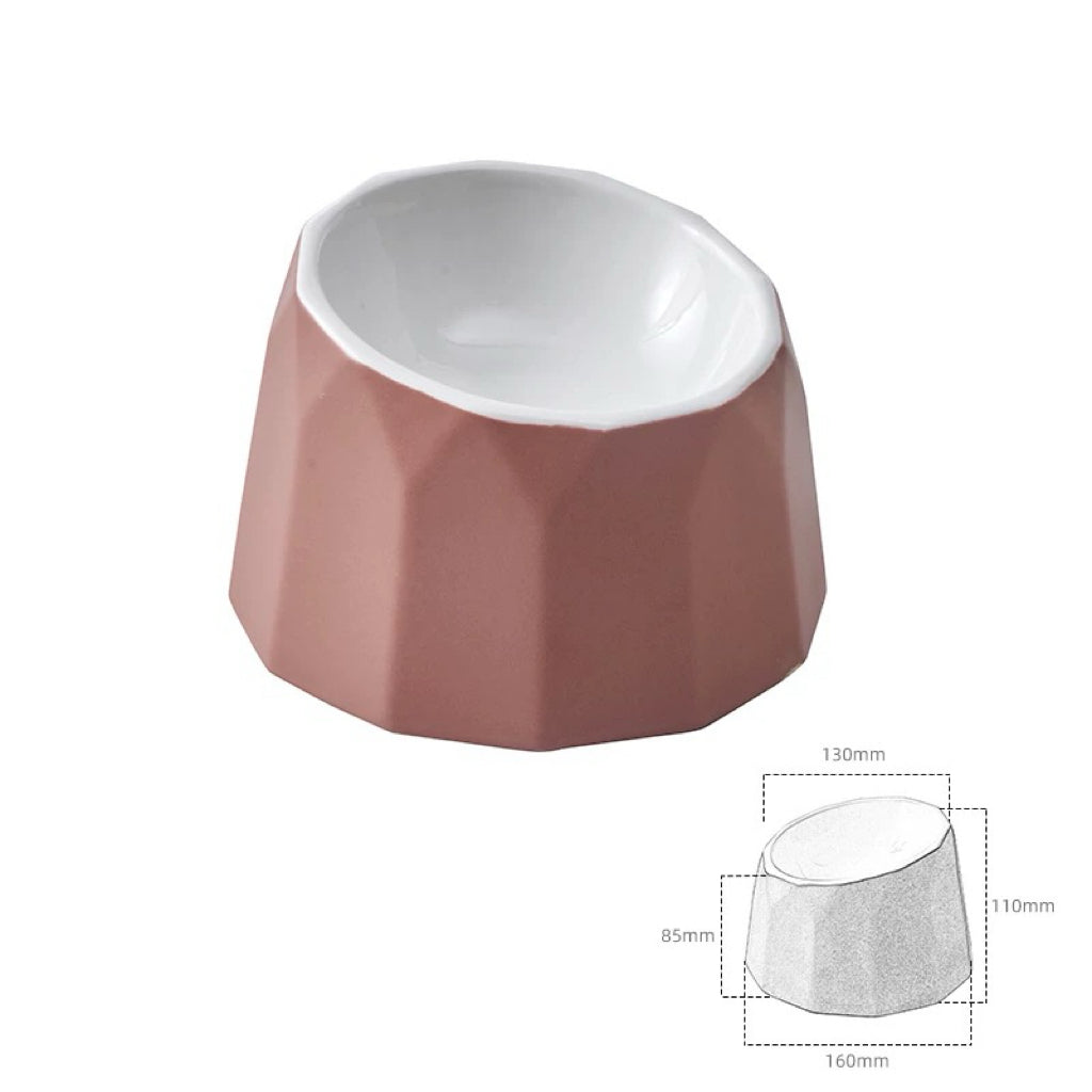 Volcano Dual-Tone Ceramic Pet Bowl
