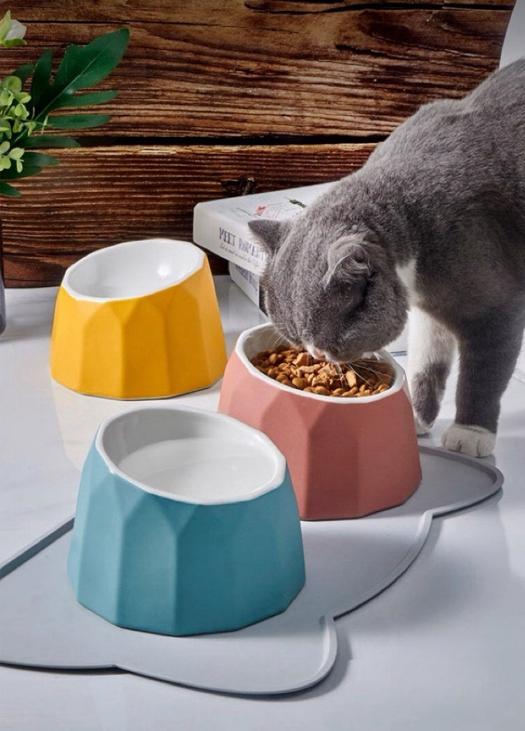 Volcano Dual-Tone Ceramic Pet Bowl