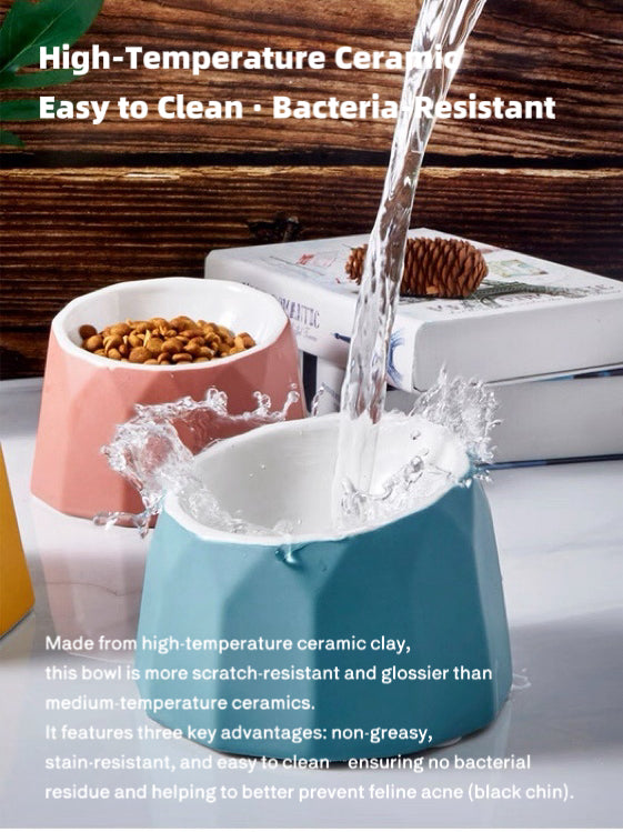 Volcano Dual-Tone Ceramic Pet Bowl