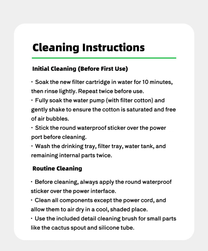 Vetericyn Cactus Pet Automatic Water Fountain